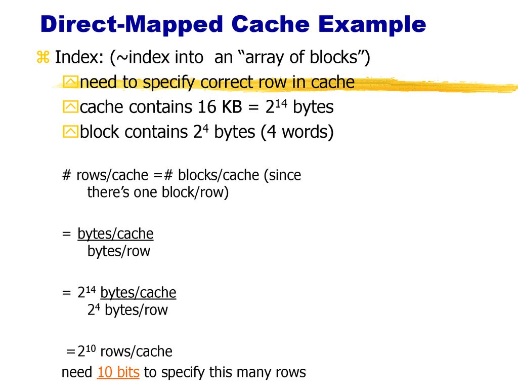 Cache Memory. ppt download